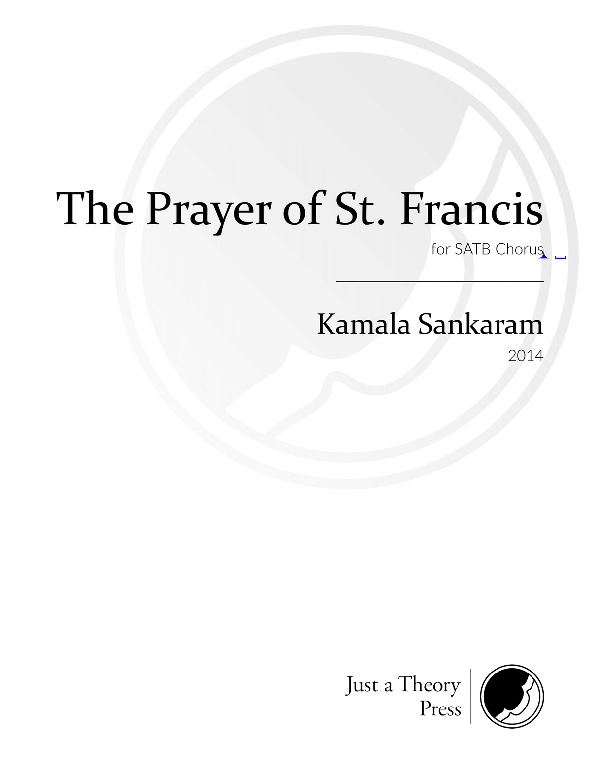 Sankaram: The Prayer of St. Francis