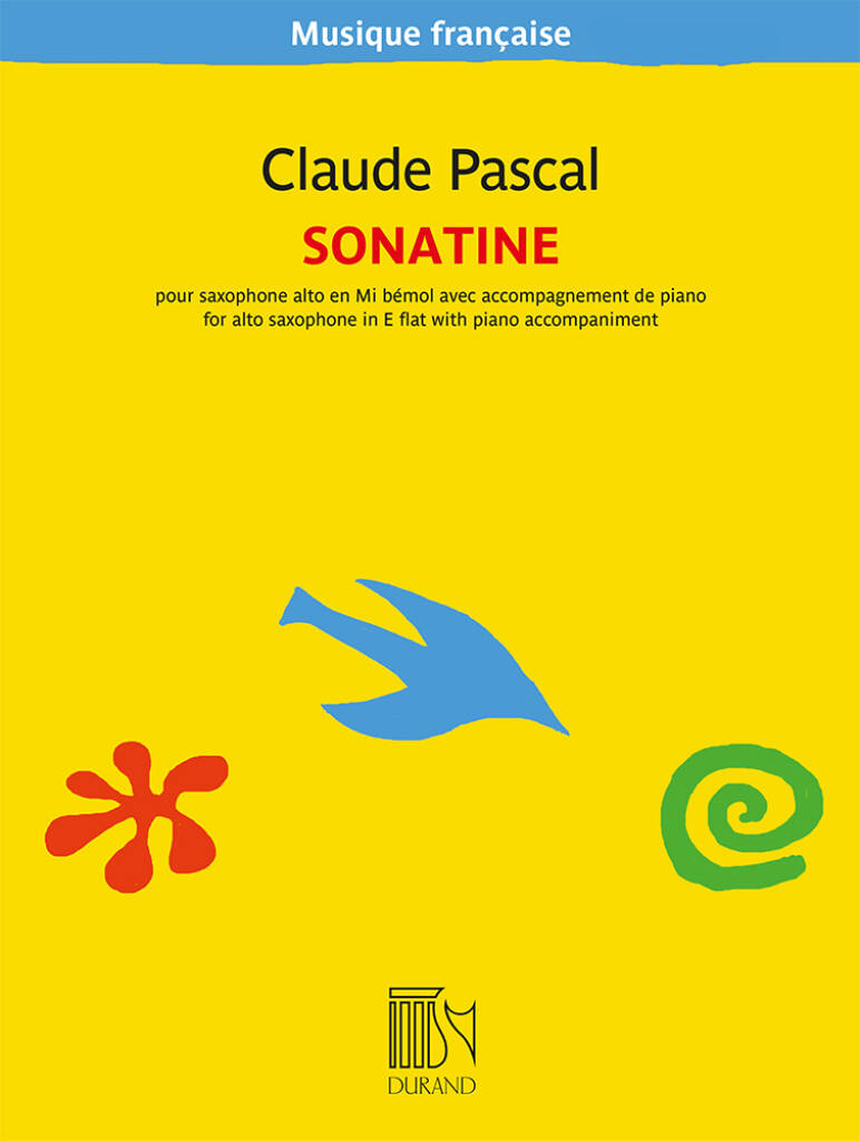 Pascal: Sonatine for Alto Sax & Piano