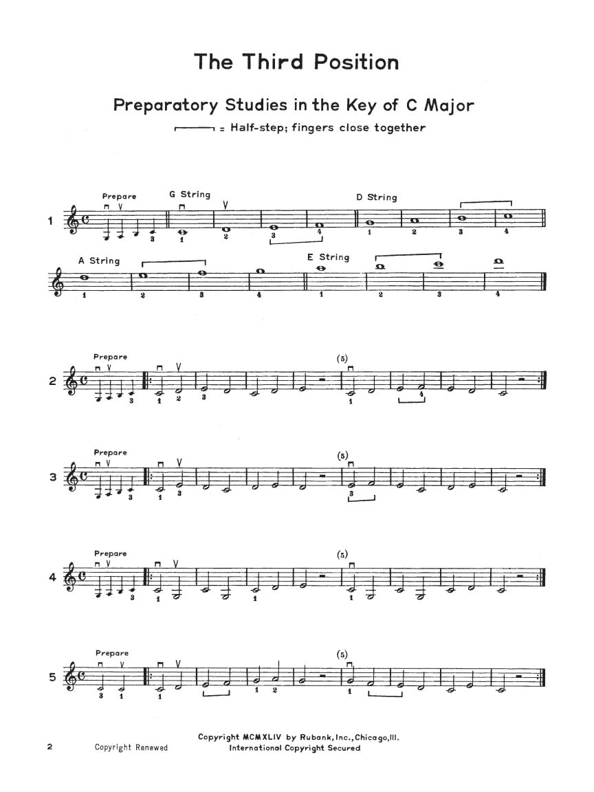 Introducing the Positions for Violin - Volume 1