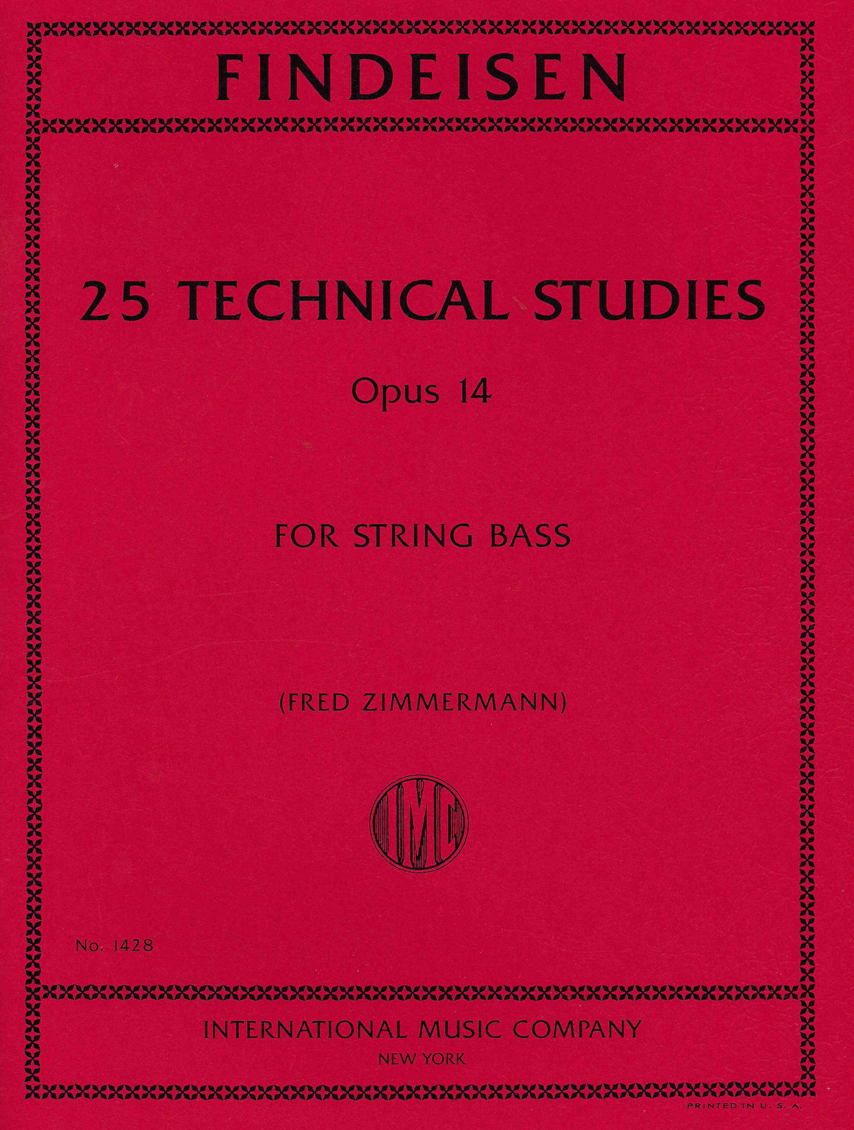 Findeisen: 25 Technical Studies, Op. 14 - Volume 2 (Nos. 8-14)