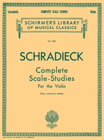 Schradieck: Complete Scale Studies
