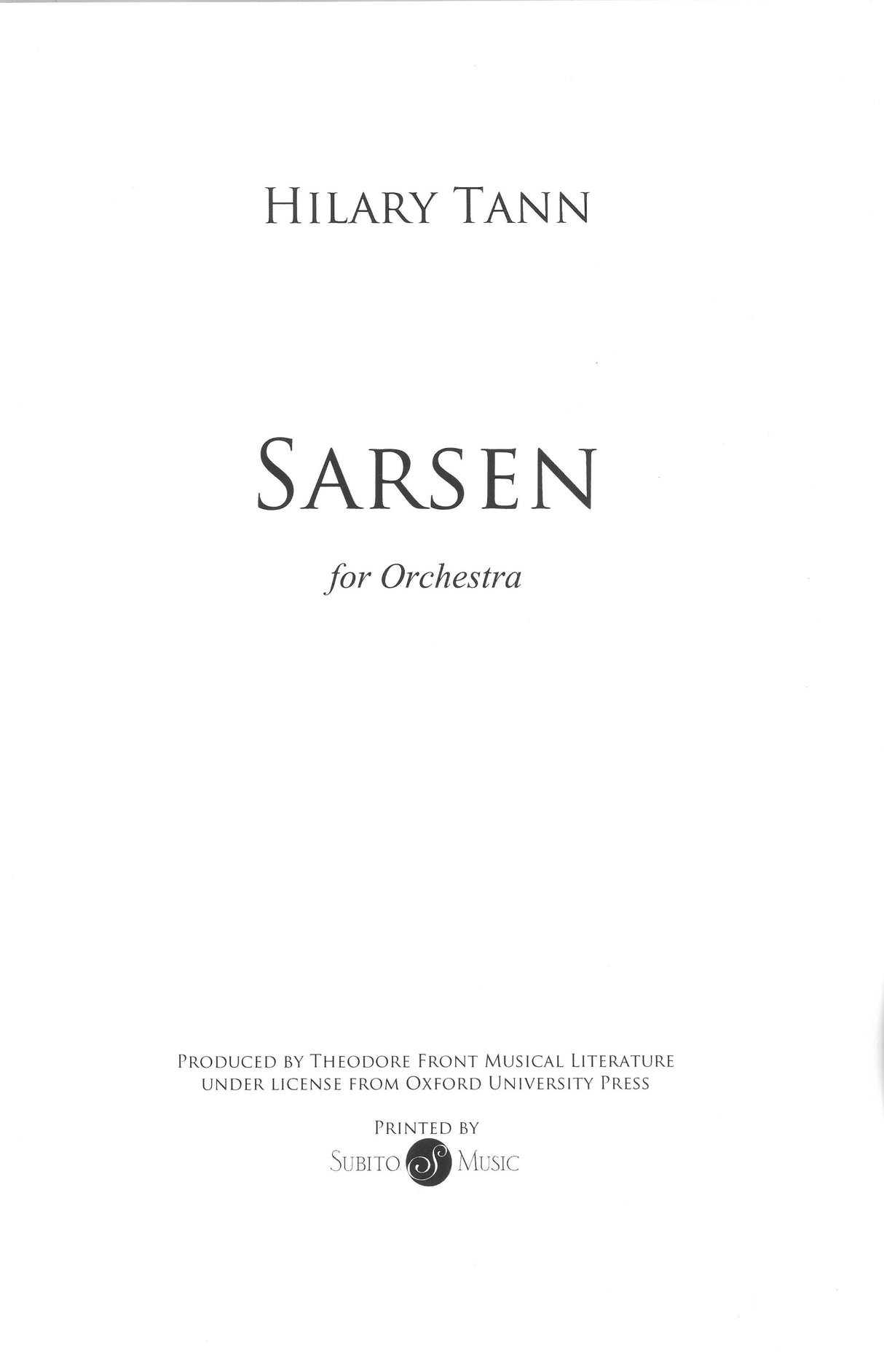 Tann: Sarsen