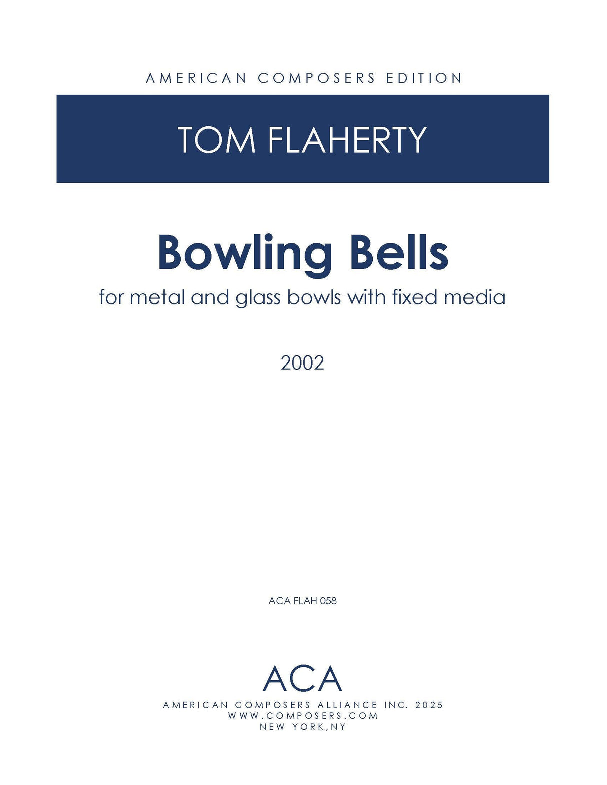 Flaherty: Bowling Bells