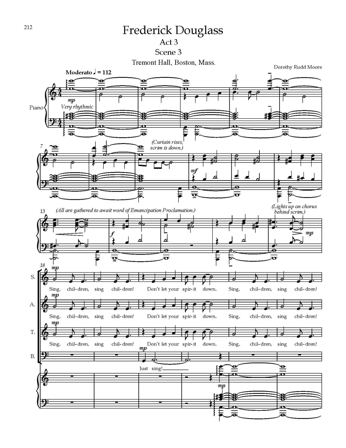 D.R. Moore: Frederick Douglass