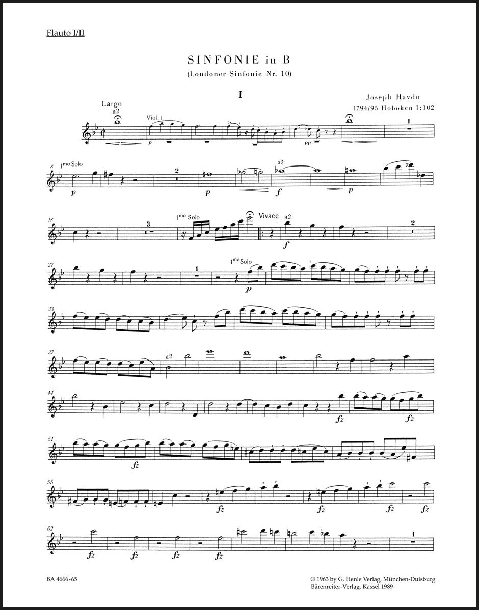 Haydn: London Symphony No. 10 in B-flat Major, Hob. I:102