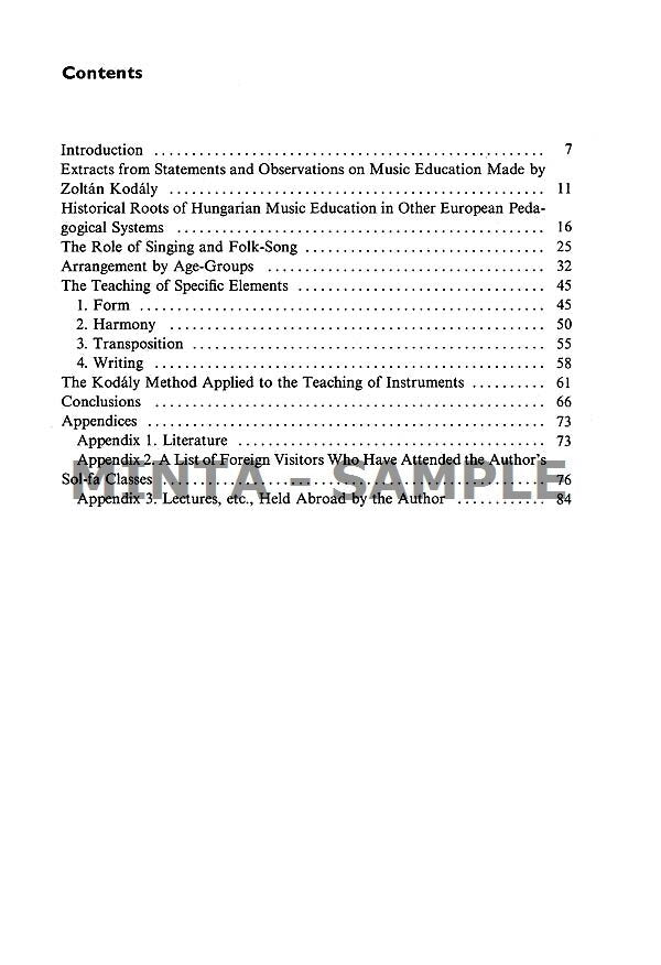 Kodály's Principles in Practice
