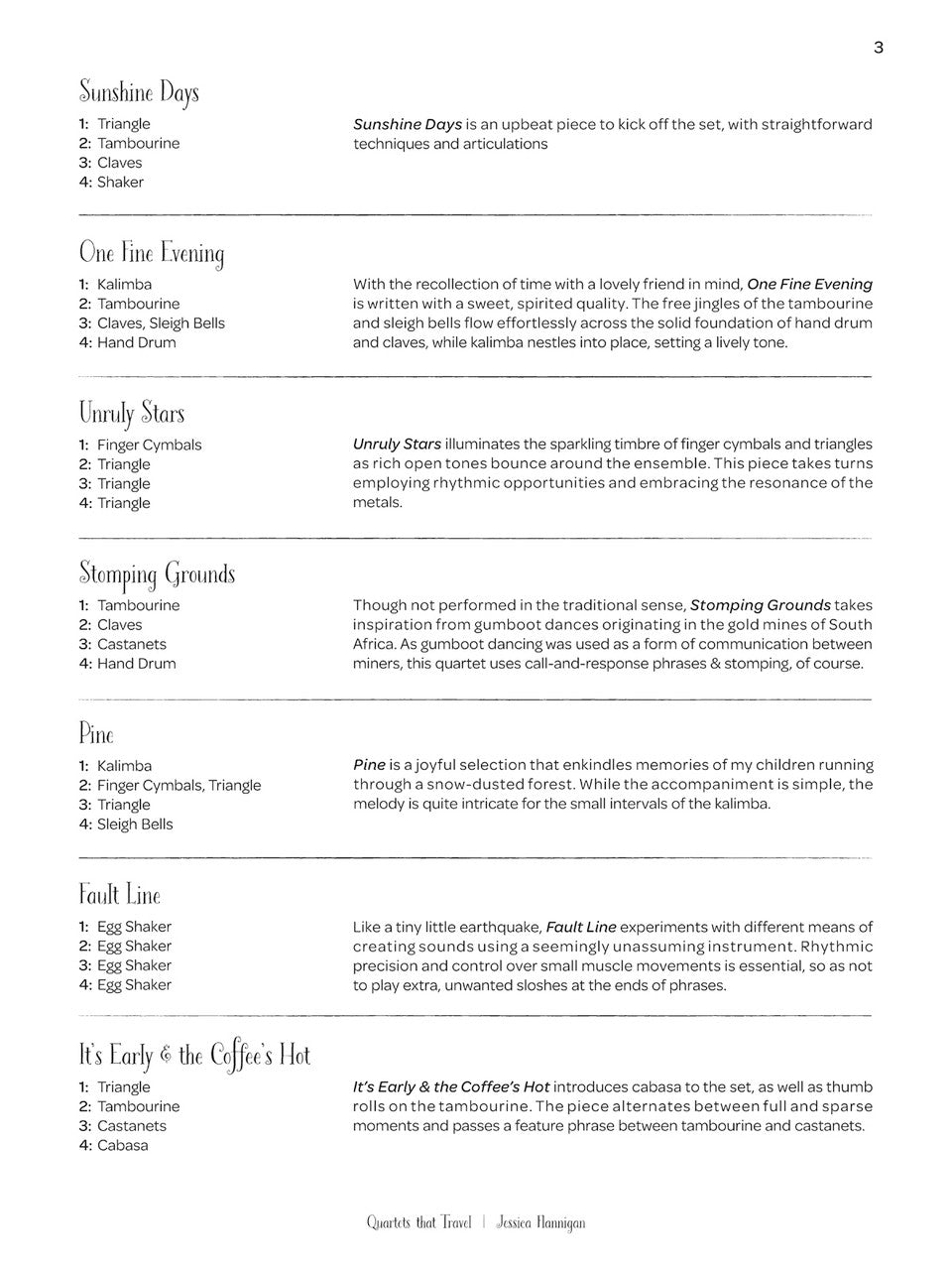 Flannigan: Quartets That Travel - Volume 1