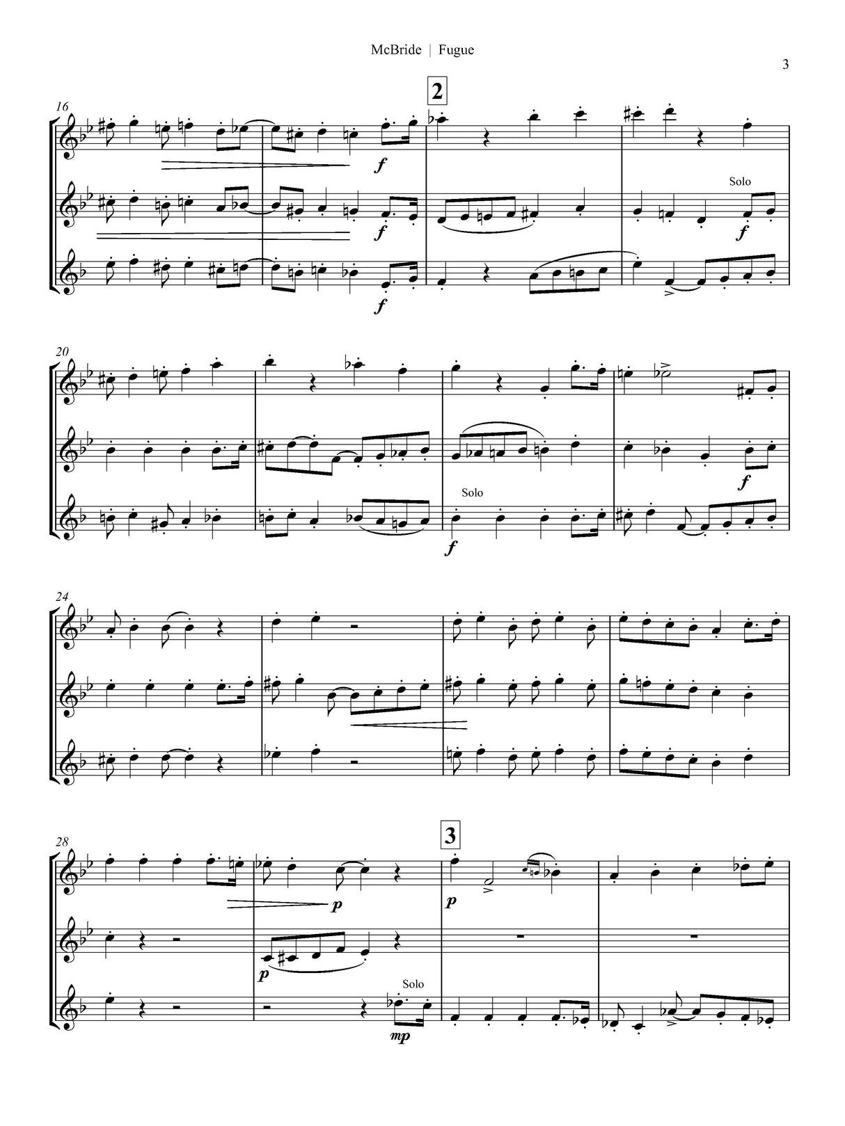 McBride: Foxtrot Fugue