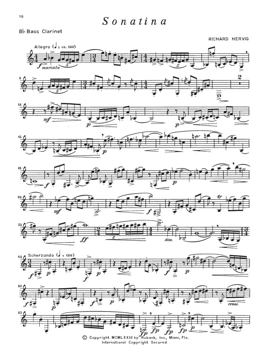 Concert and Contest Collection - Bass Clarinet
