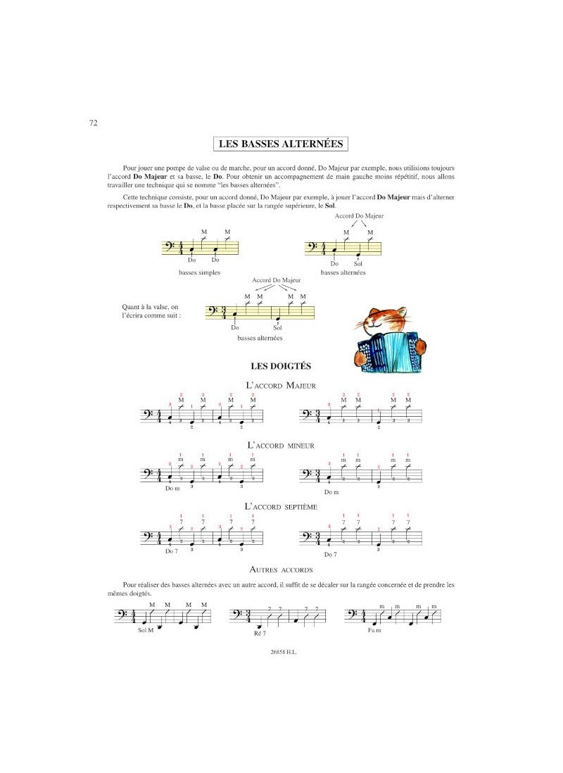 Maugain: Méthode d'accordéon - Volume 1 (Débutants)