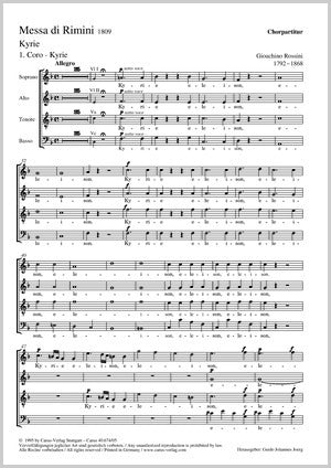 Rossini: Messa di Rimini