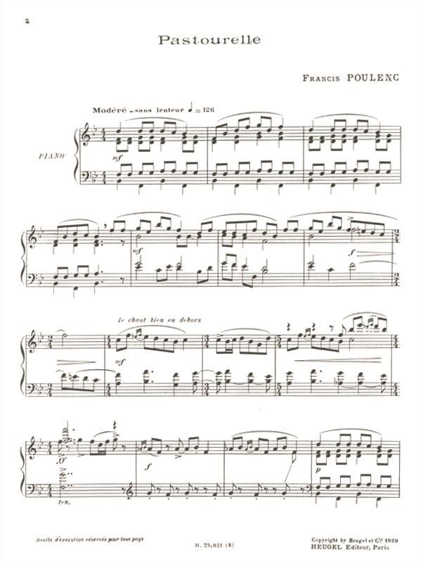 Poulenc: Pastourelle