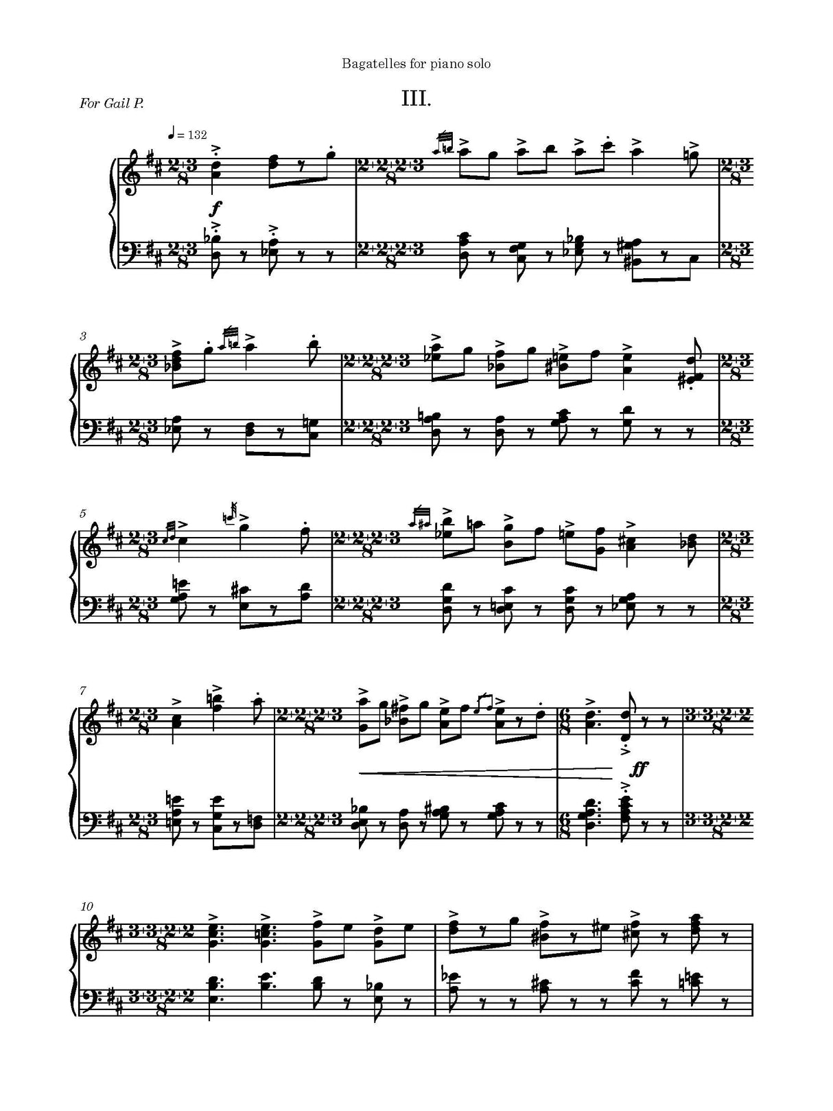 Davidson: Bagatelles for Piano