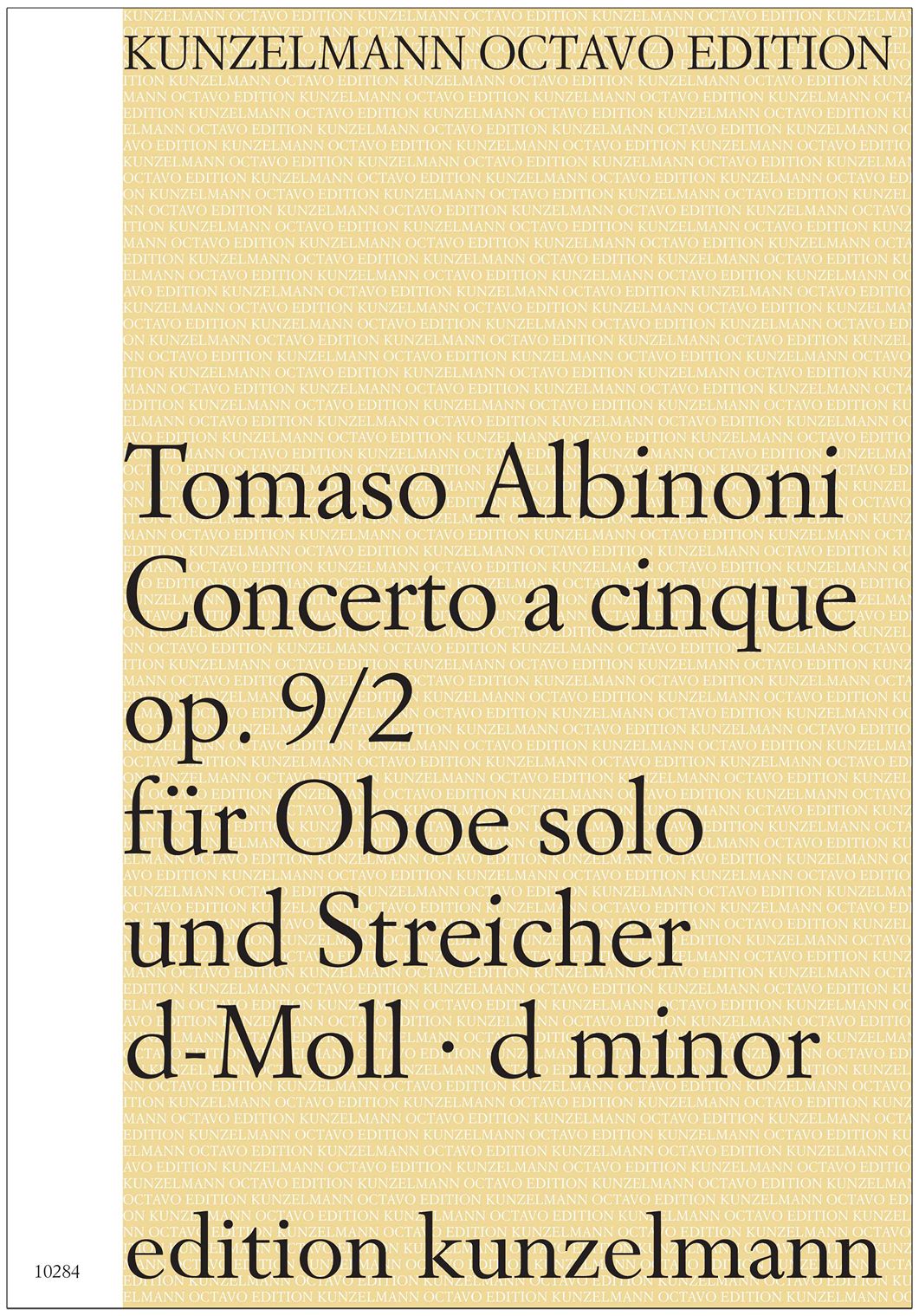 Albinoni: Oboe Concerto in D Minor, Op. 9, No. 2