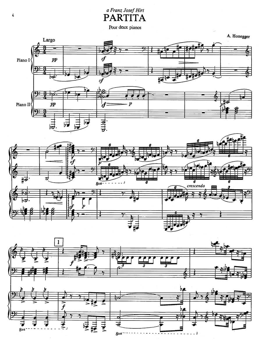 Honegger: Partita, H.139