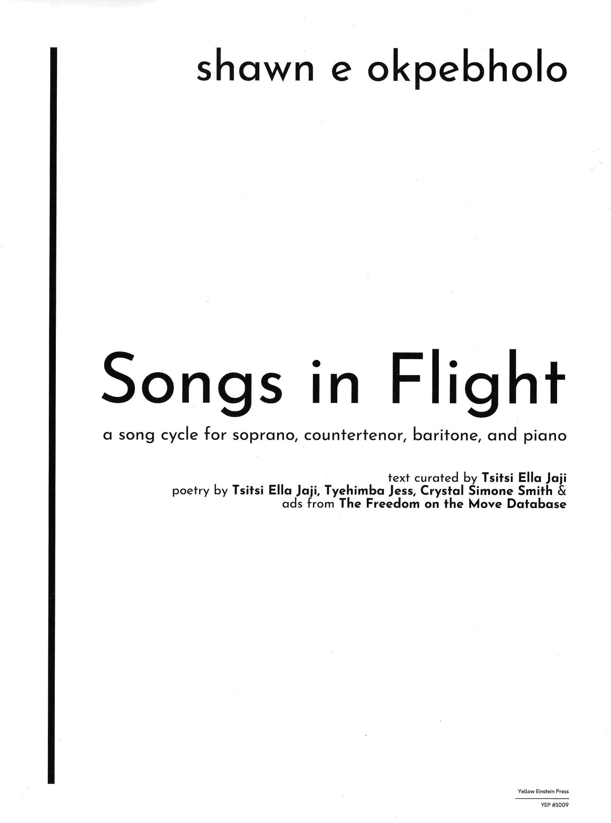 Okpebholo: Songs in Flight