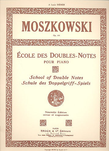 Moszkowski: School of Double-Notes, Op. 64