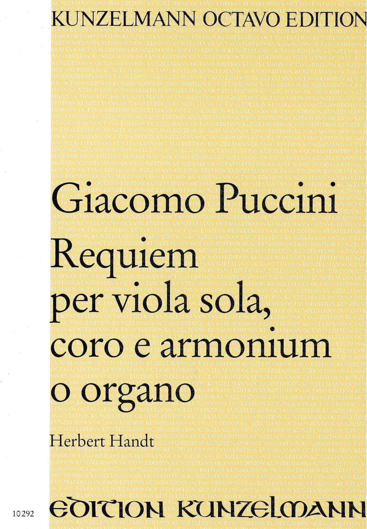 Puccini: Requiem
