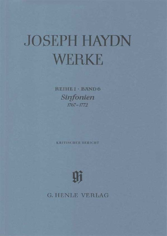 Haydn: Symphonies 1767-1772