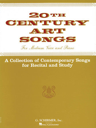 20th Century Art Songs for Recital and Study