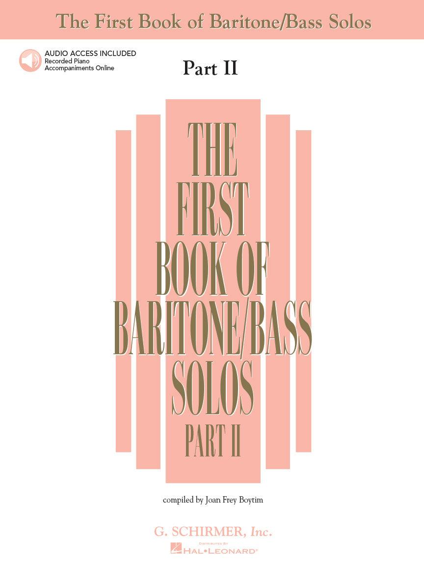 The First Book of Baritone/Bass Solos – Part 2