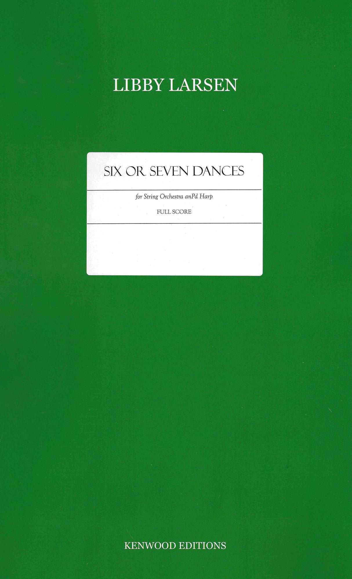 Larsen: Six or Seven Dances