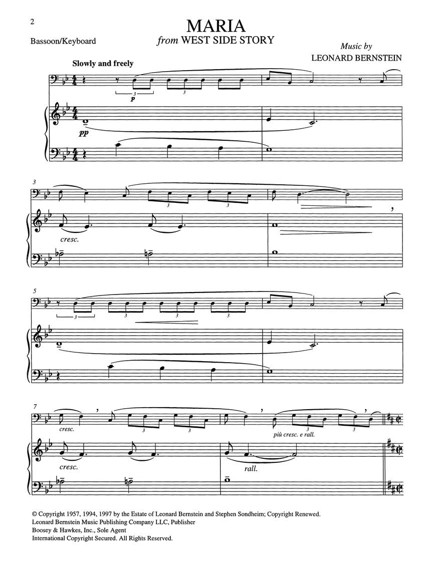 Bernstein for Bassoon