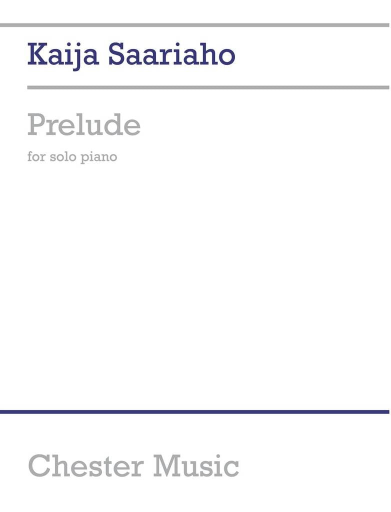 Saariaho: Prélude