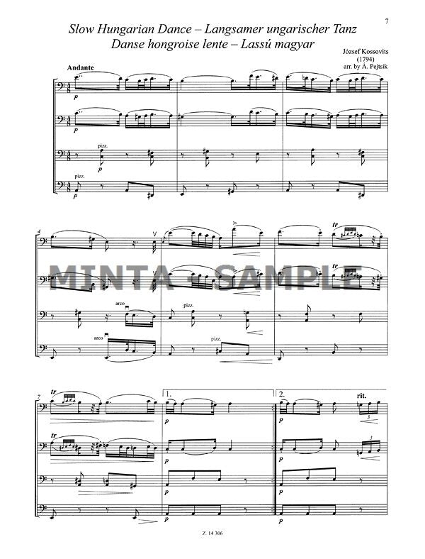 Chamber Music for Cellos - Volume 1 (4 Cellos)