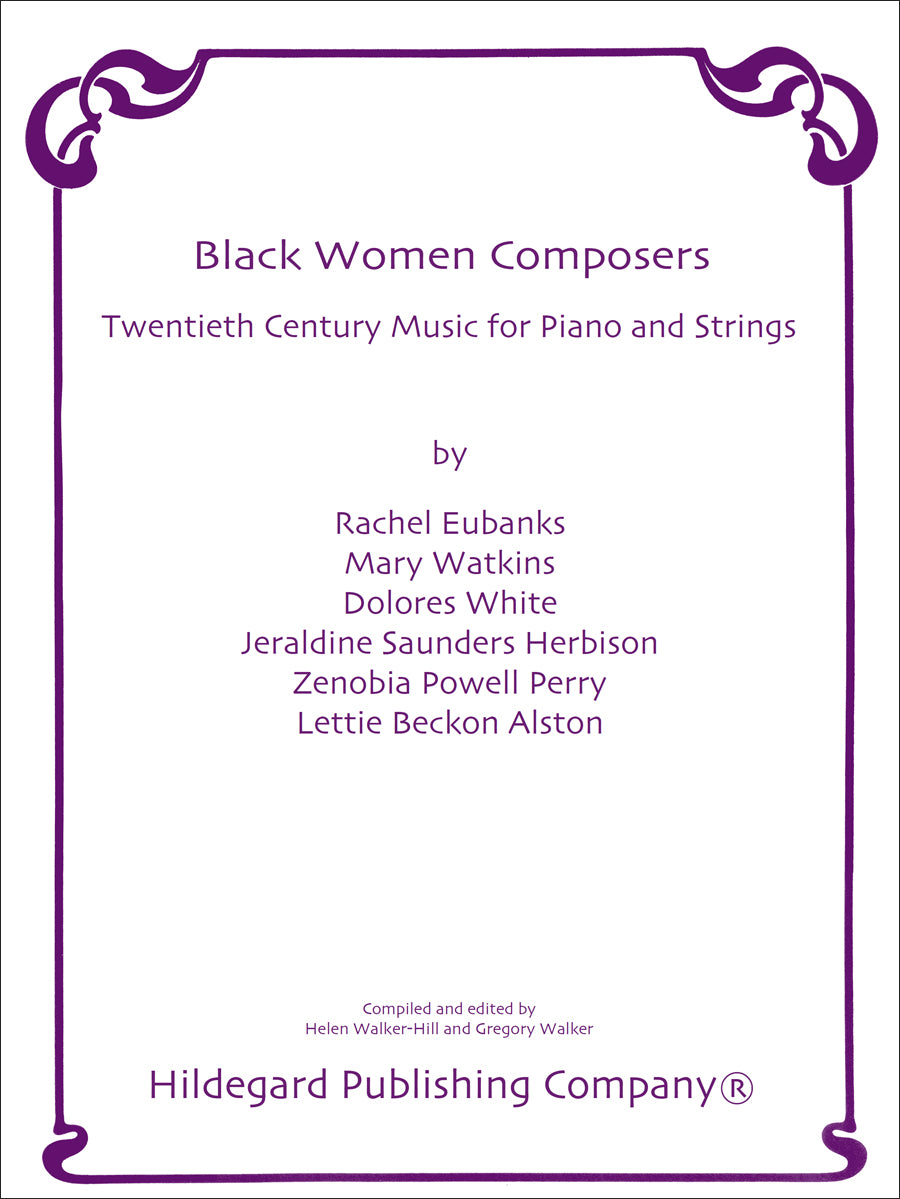 Black Women Composers: 20th Century Music for Violin, Cello and Piano