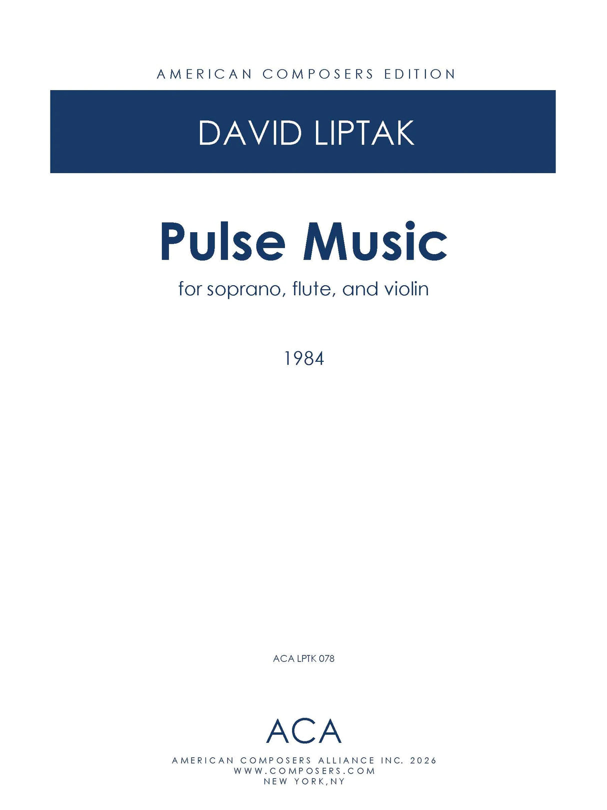 Liptak: Pulse Music