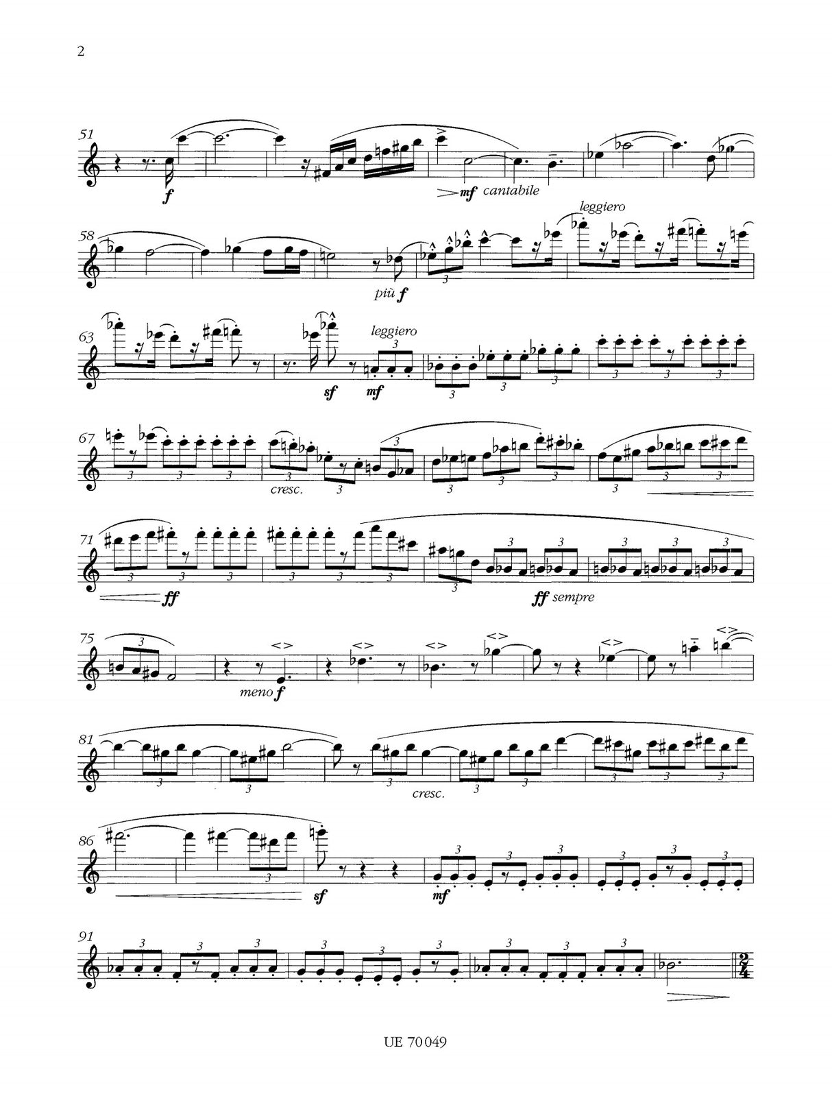 F. Martin: Ballade for Flute and Piano