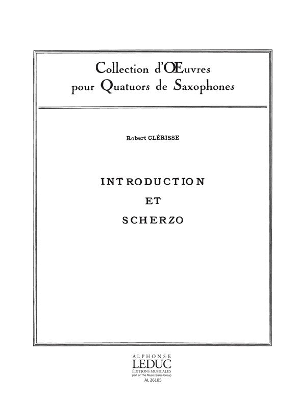 Clerisse: Introduction et Scherzo