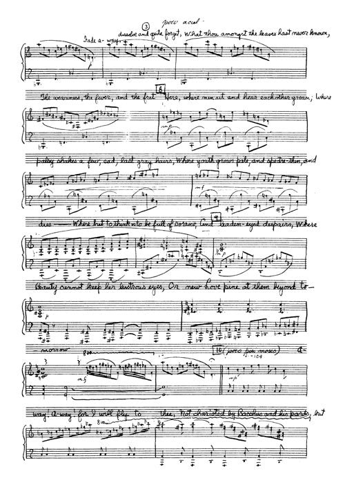 Antheil: Two Odes of Keats