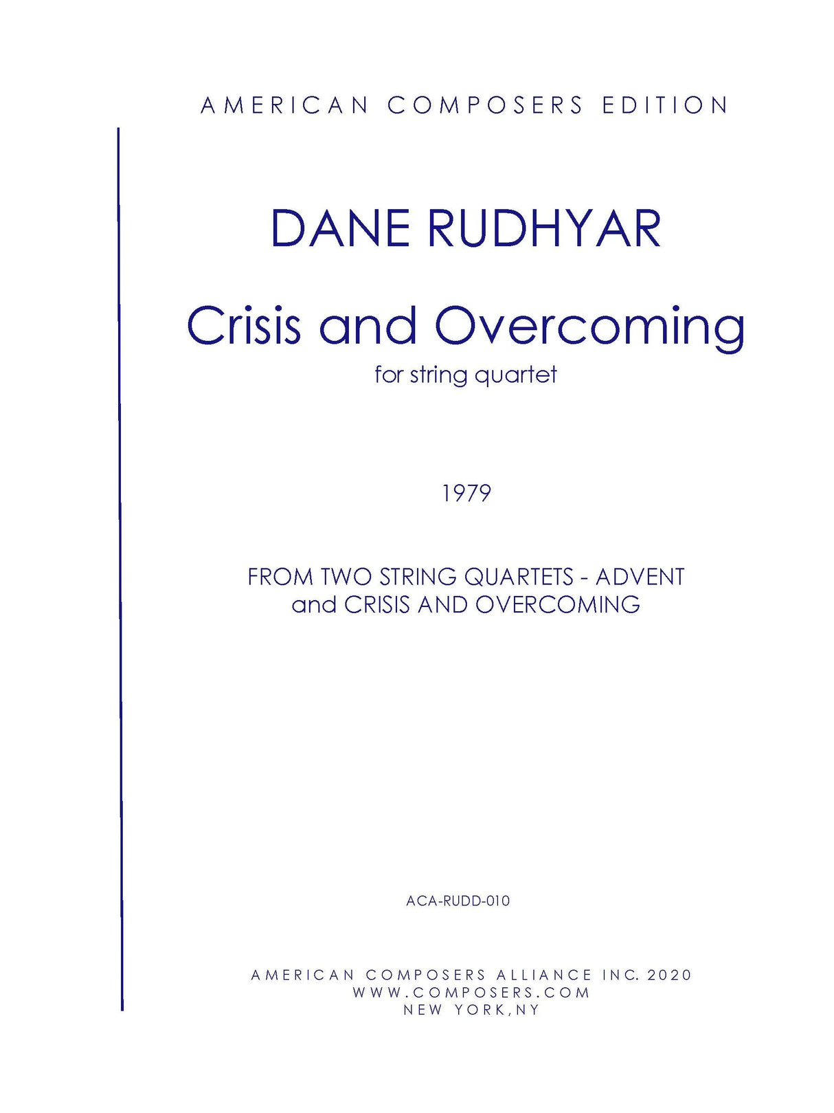 Rudhyar: Crisis and Overcoming