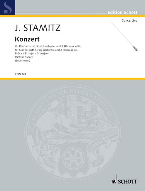 Stamitz: Clarinet Concerto No. 3 in B-flat Major