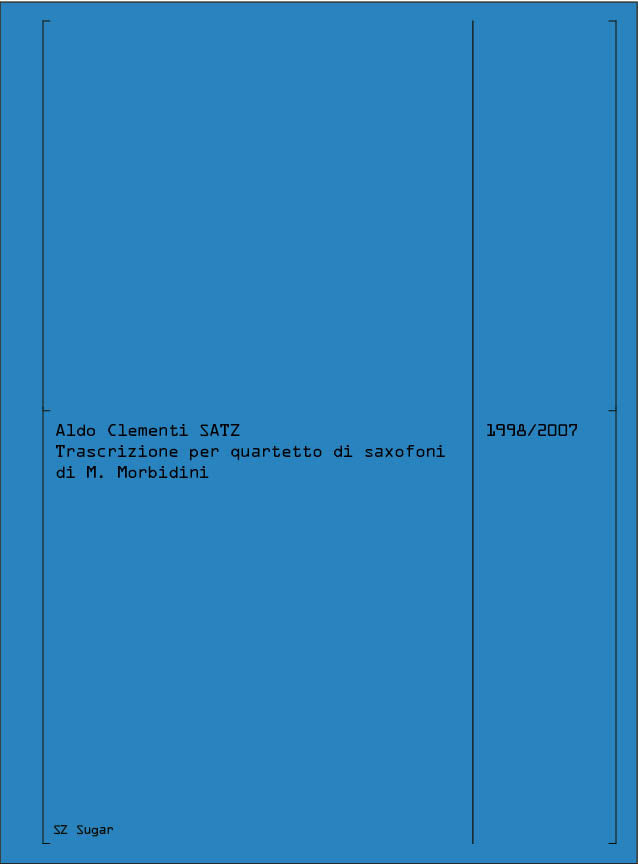 A. Clementi: Satz (arr. for saxophone quartet)
