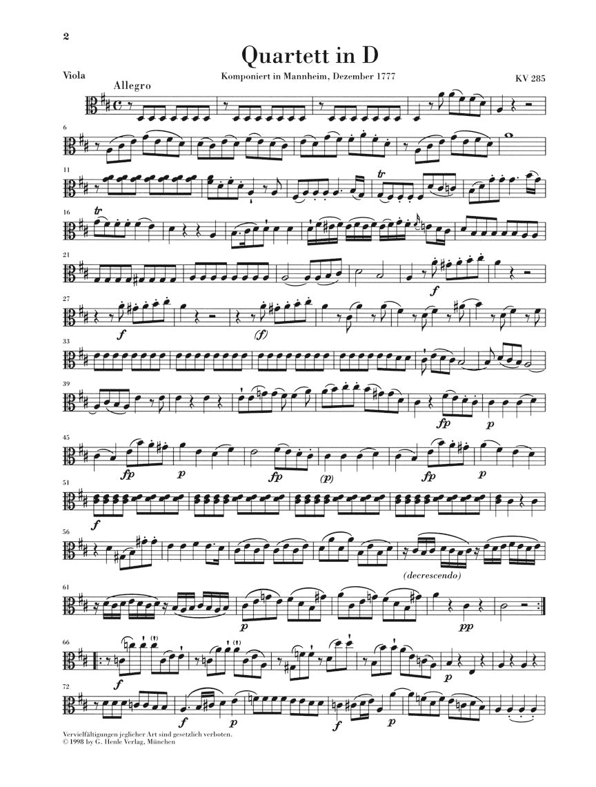 Mozart: Flute Quartets