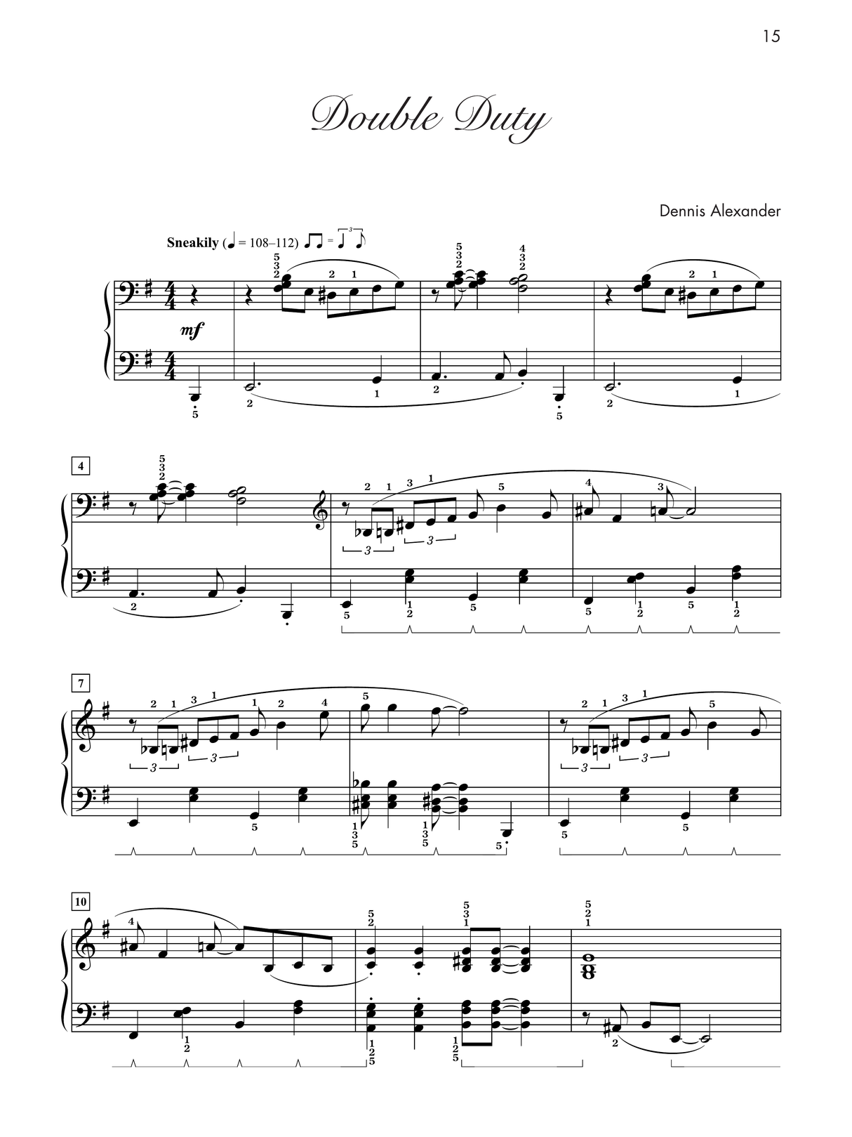 Alexander: Especially in Jazzy Style - Book 3