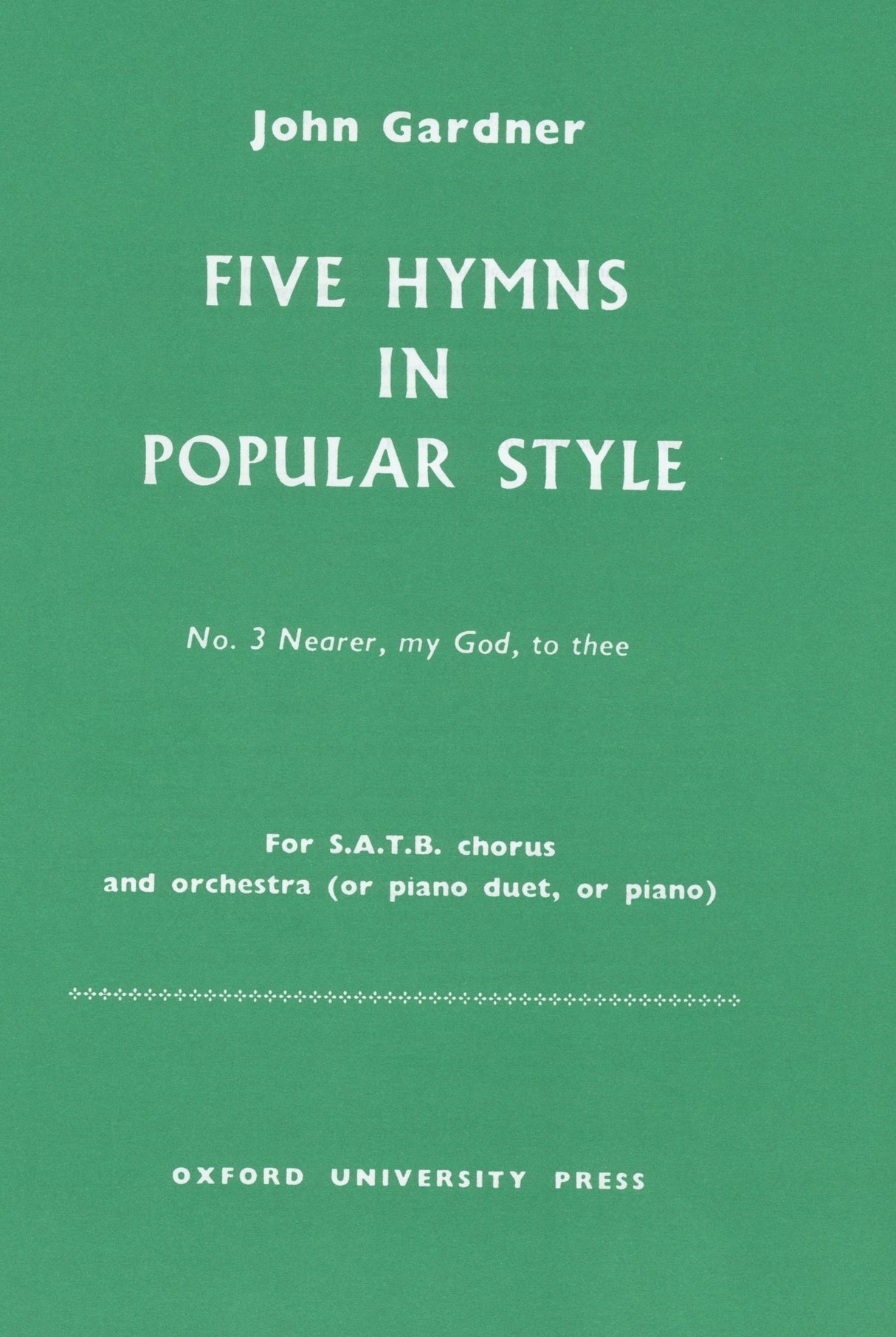Gardner: Nearer, my God, to thee