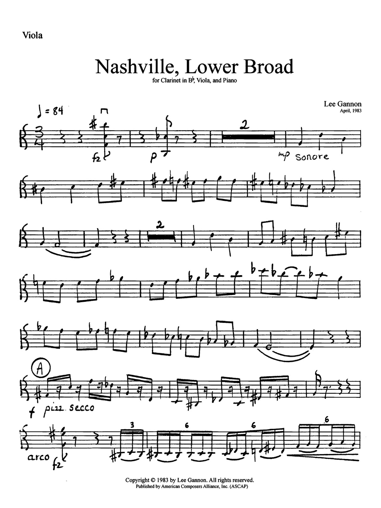 Gannon: Nashville, Lower Broad