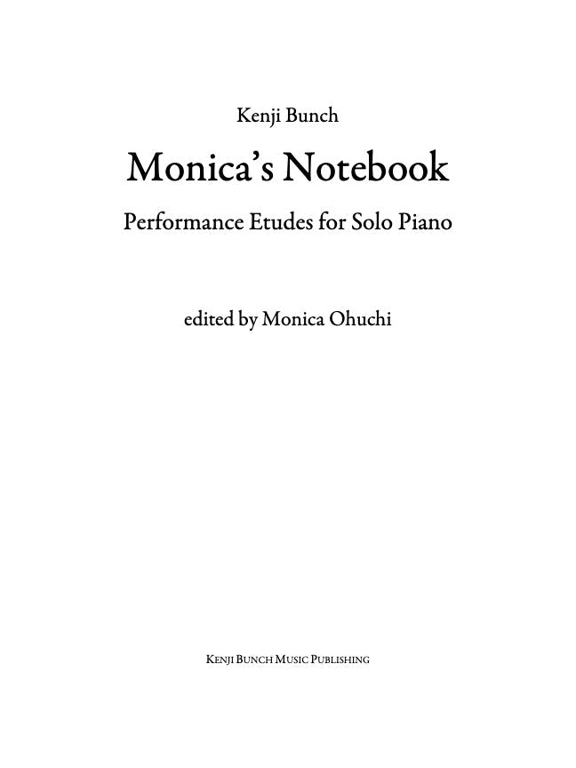 Bunch: Monica's Notebook