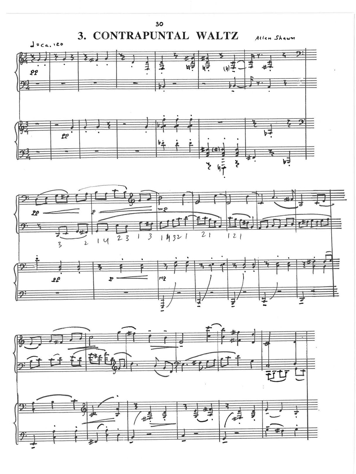 Shawn: 5 Pieces for Two Pianos