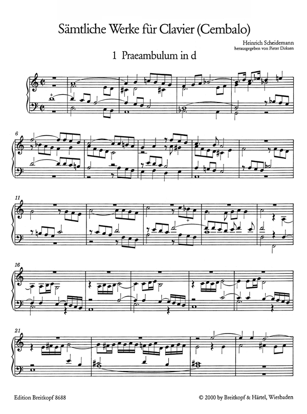 Scheidemann: Complete Works for Harpsichord