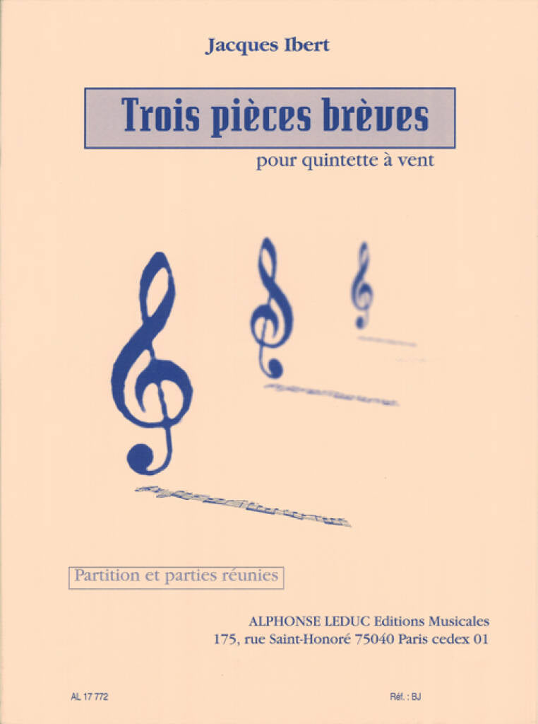 Ibert: 3 Pièces brèves