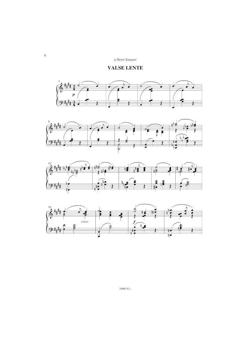 Tailleferre: 2 Pieces for Piano