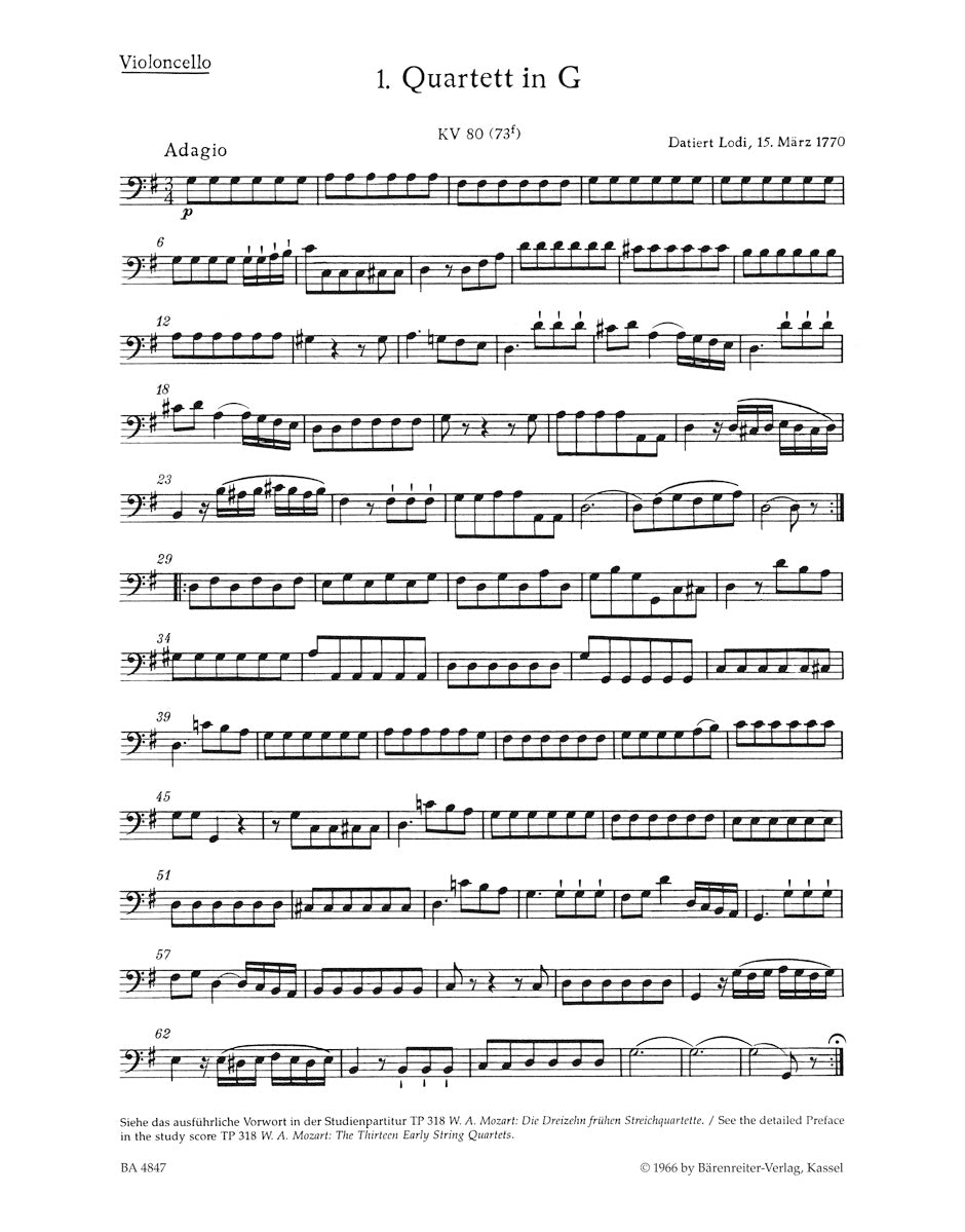 Mozart: The 13 Early String Quartets - Volume 1 (K. 80, 155-157)