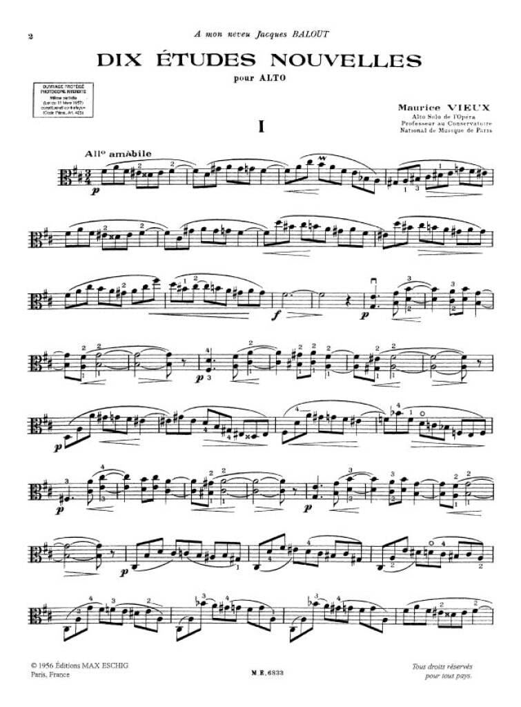 Vieux: 10 études nouvelles