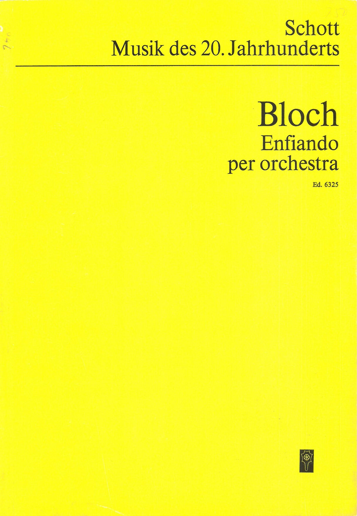 Bloch: Enfiando