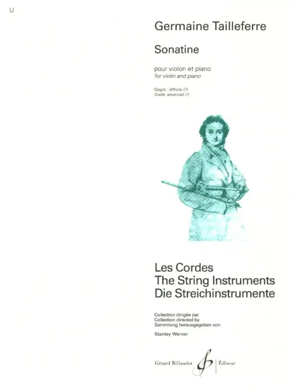 Tailleferre: Sonatine for Violin and Piano